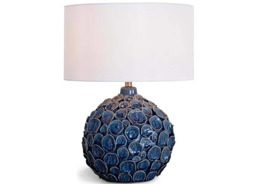 Lucia Blue Ceramic Table Lamp by Regina Andrew