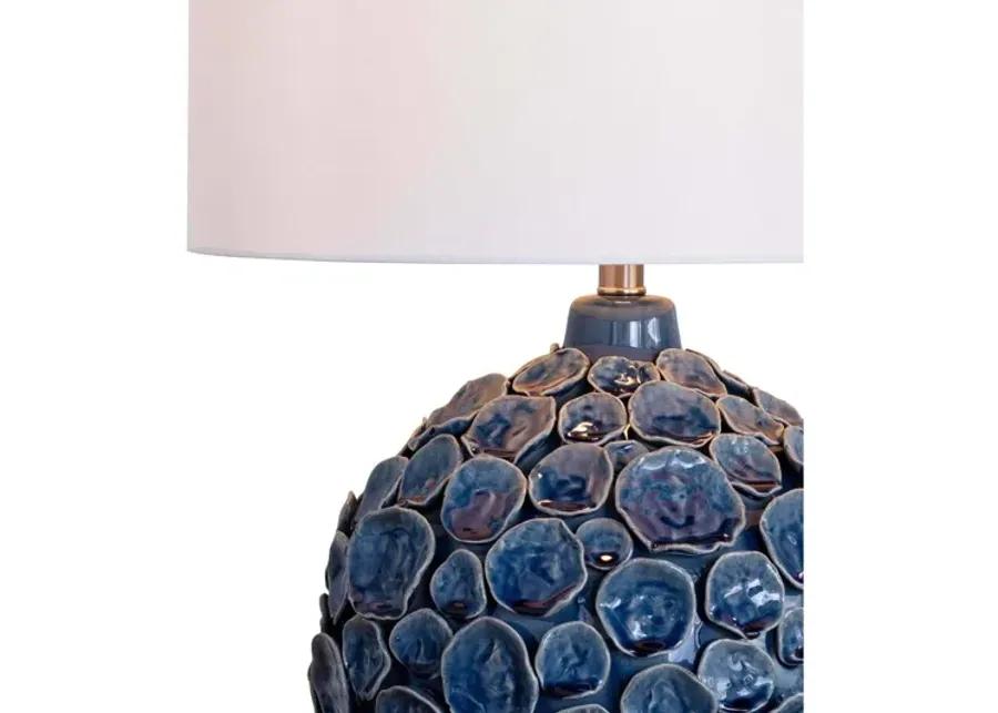 Lucia Blue Ceramic Table Lamp by Regina Andrew