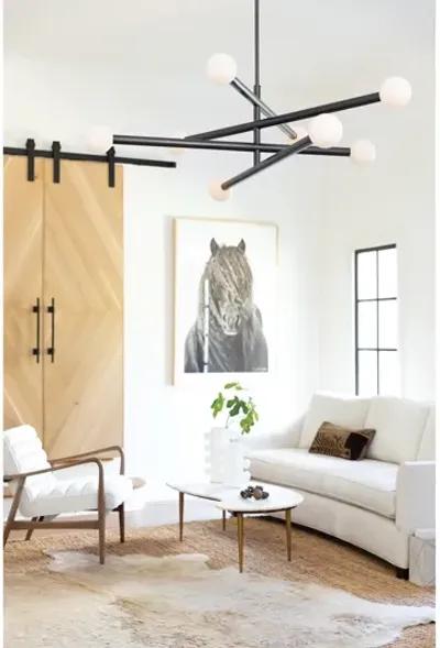 Beaubien Polished Nickel Chandelier by Regina Andrew