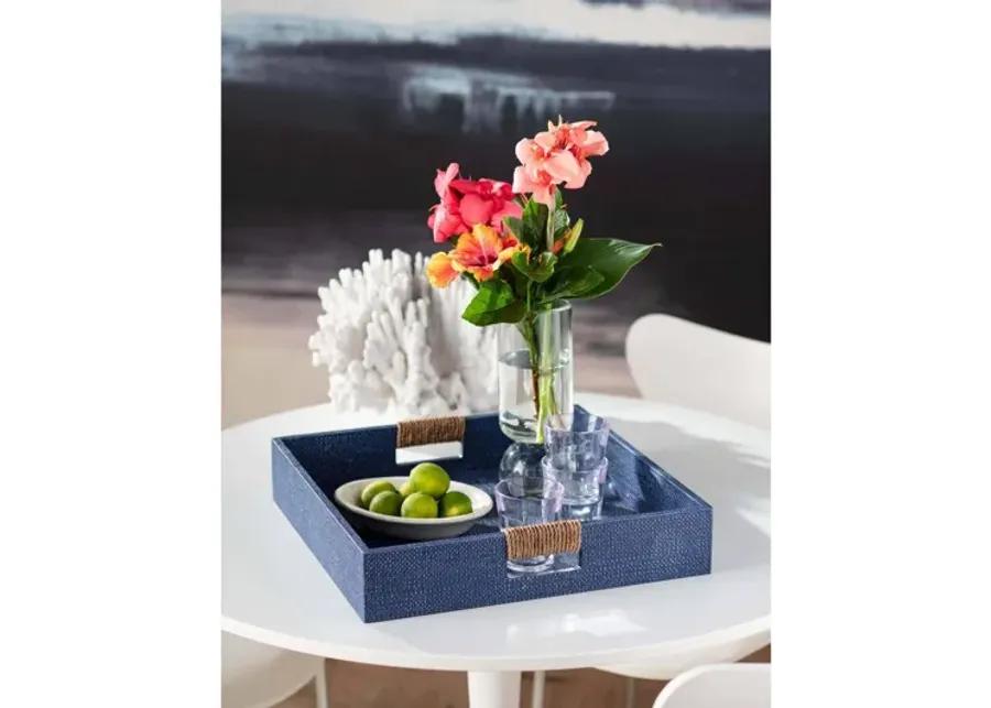 Logia White Square Large Tray by Regina Andrew