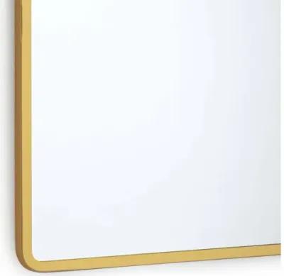 Cloak Natural Brass Mirror by Regina Andrew