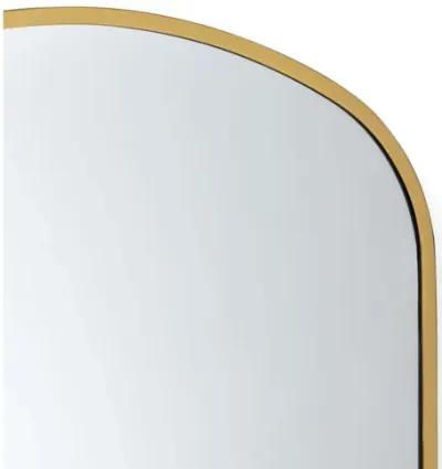 Cloak Natural Brass Mirror by Regina Andrew