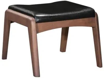 Bully Lounge Chair & Ottoman Black