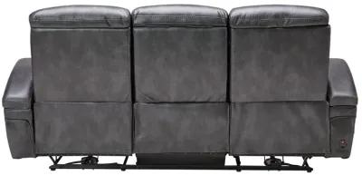 Astro Grey Dual Power Reclining Sofa