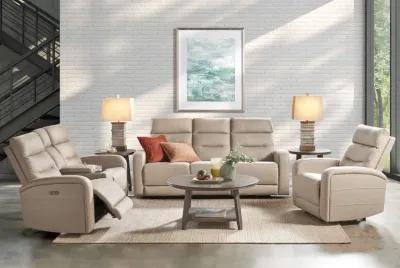 Virgo Sand Dual Power Reclining Sofa