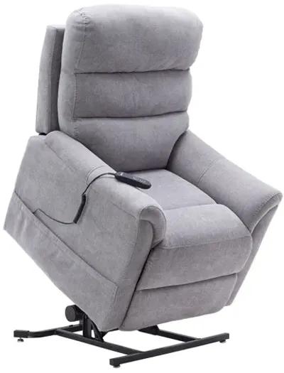 Saginaw Pewter Power Reclining Lift Chair