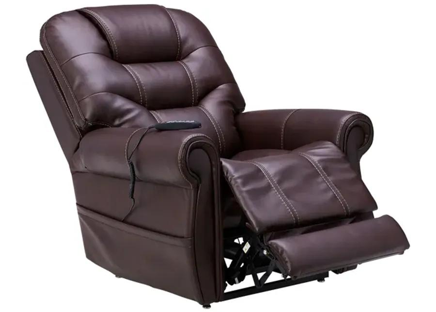 Warren Walnut Triple Power Reclining Lift Chair