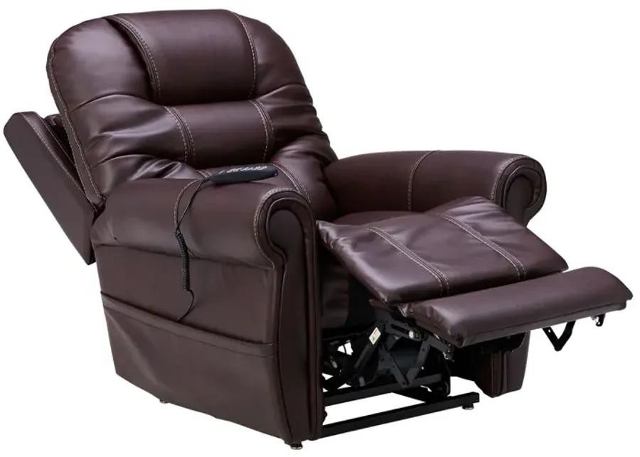 Warren Walnut Triple Power Reclining Lift Chair