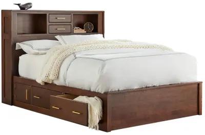 Cabin Queen Storage Bed by Daniel's Amish