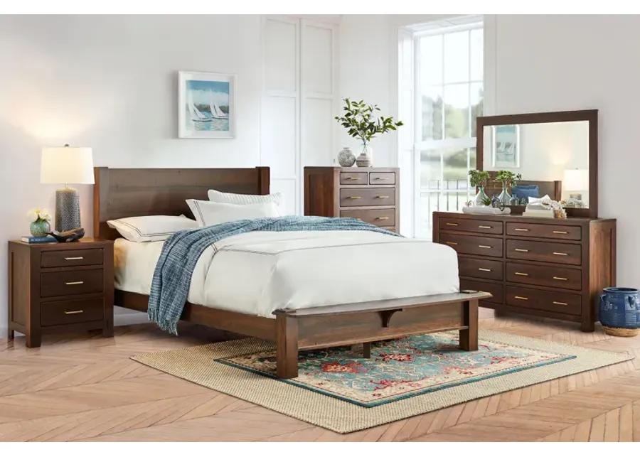 Cabin King Panel Bed by Daniel's Amish