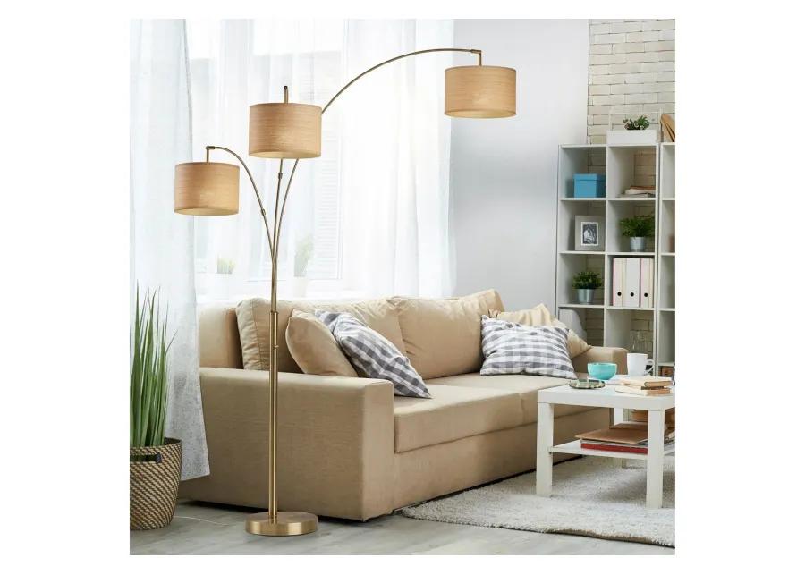 Bowery Brass 3 Arc Lamp