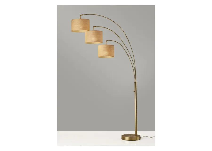 Bowery Brass 3 Arc Lamp