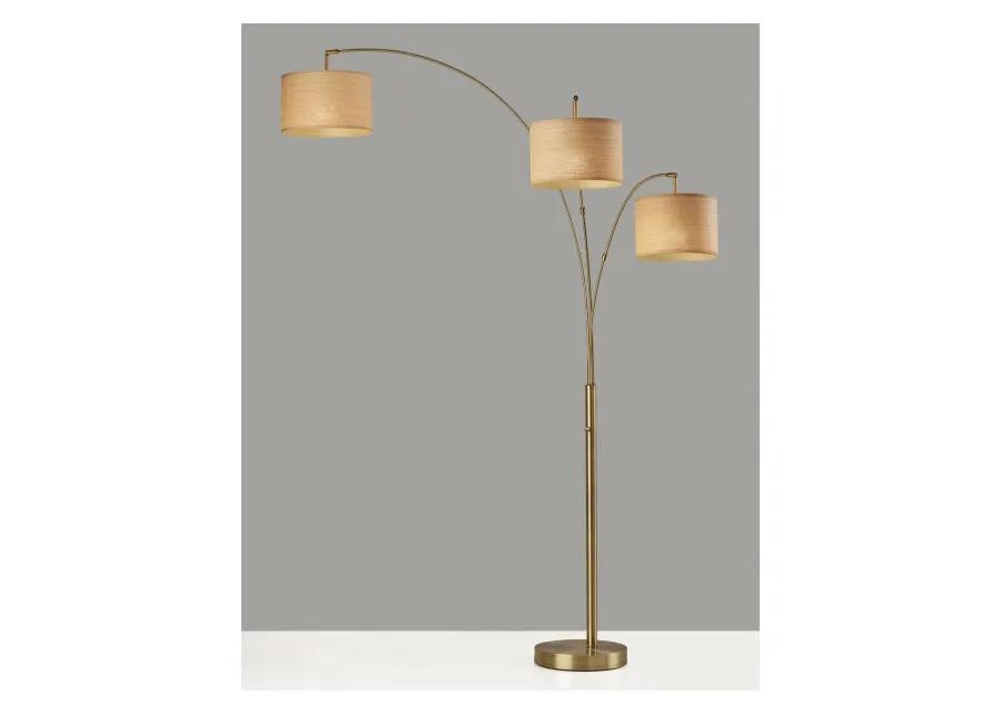 Bowery Brass 3 Arc Lamp