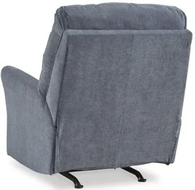 Milo Blue Rocker Recliner