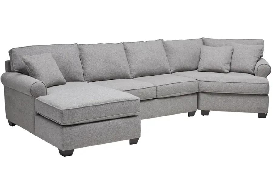 Marisol 3-Piece Sectional with Right Arm Facing Cuddler by Detroit Furniture Collection