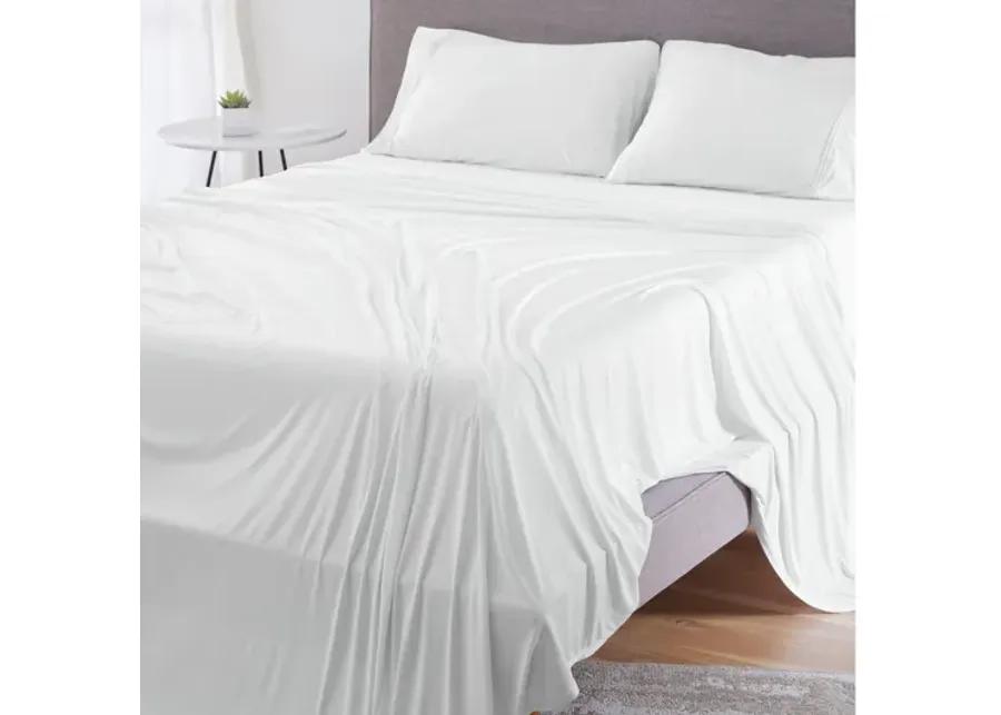 Dri-Tech Bright White Twin/Twin XL Sheet Set by BEDGEAR