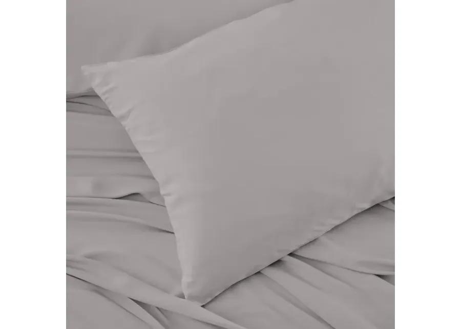 Hyper-Linen Light Grey Queen Sheet Set by BEDGEAR