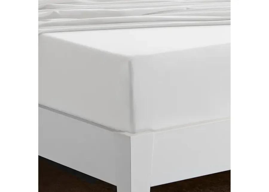 Basic Bright White Cal King Sheet Set by BEDGEAR