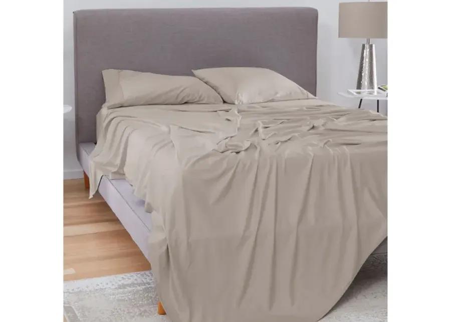 Basic Medium Sand Cal King Sheet Set by BEDGEAR