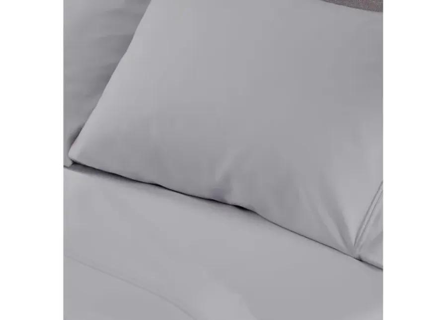 Hyper-Cotton Light Grey Full Sheet Set by BEDGEAR