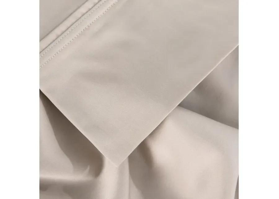 Hyper-Cotton Medium Beige Queen Sheet Set by BEDGEAR