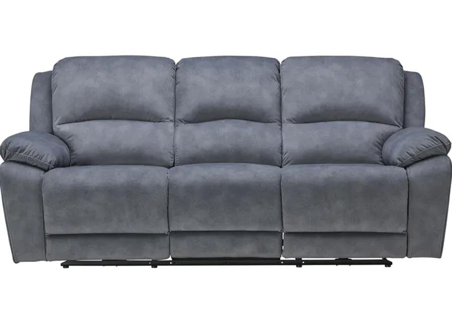 Carter Steel Power Reclining Sofa