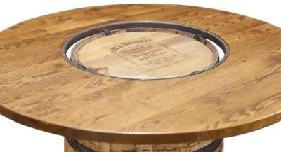 Barrel Whiskey Table + 4 Stools by Gascho