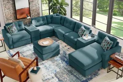 ModularOne Teal Right Arm Facing Chaise