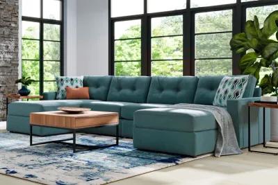 ModularOne Teal Right Arm Facing Chaise