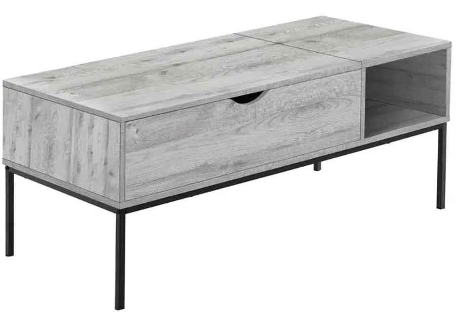 Grey Lift-Top Coffee Table