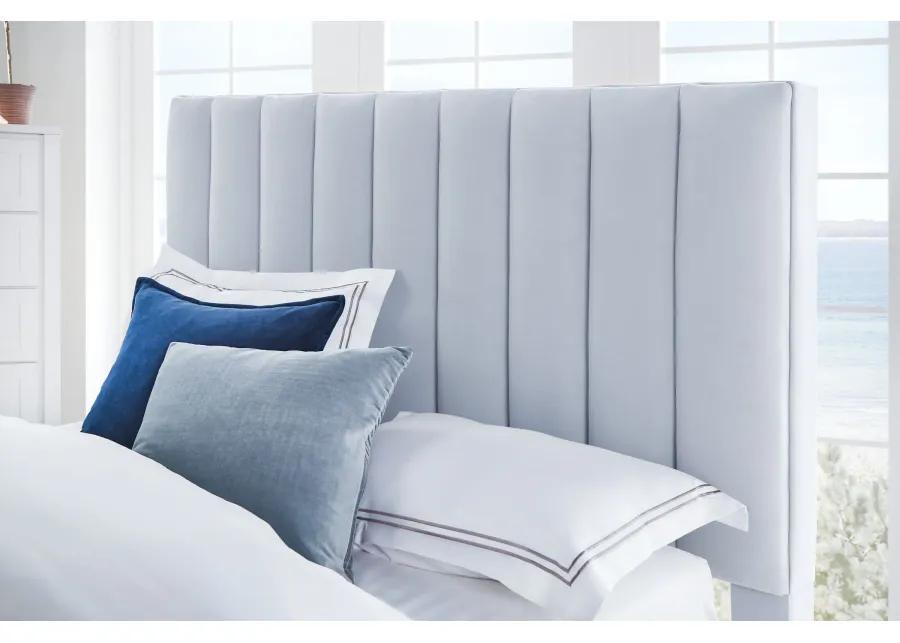 Byrnn Blue Upholstered Full Bed