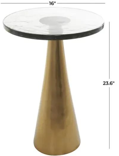 Geometric Cone Accent Table