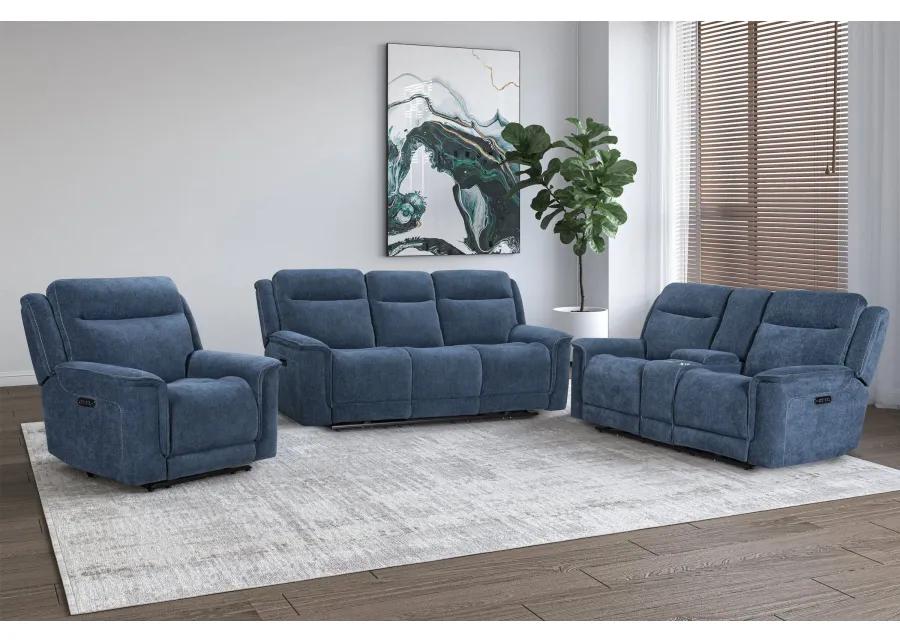 Bristol Blue Dual Power Recliner