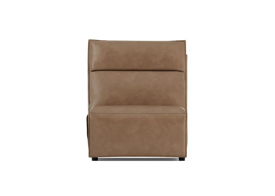 ModularTwo Brown Armless Chair