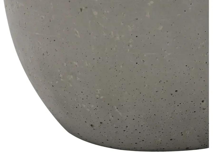 Grey Concrete Globe Table Lamp