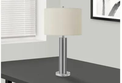 Nickel Metal Table Lamp