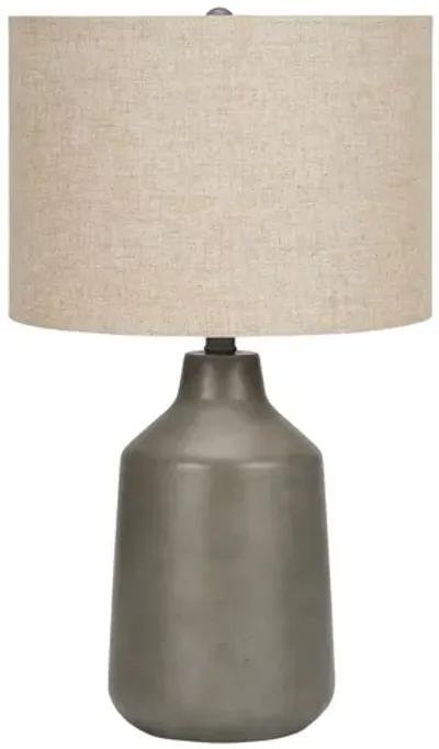 Grey Concrete Table Lamp