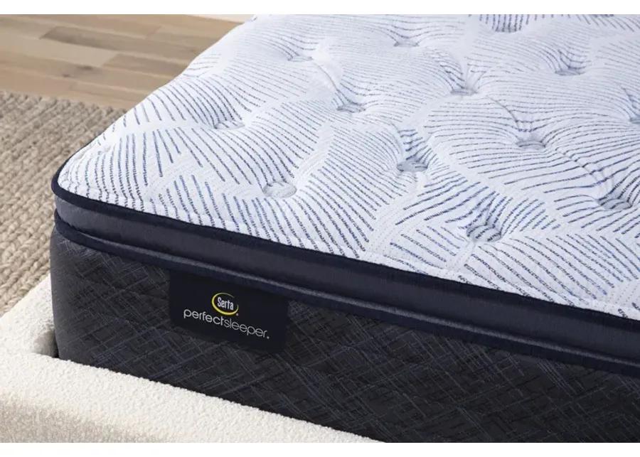 Serta Perfect Sleeper Blue Lagoon Nights Plush Pillowtop Innerspring Twin Mattress