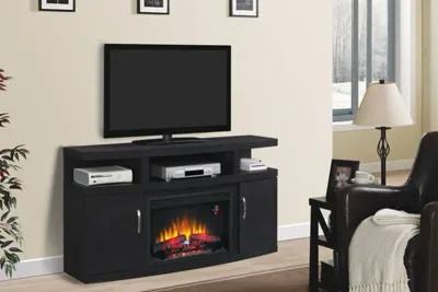 Cantilever Fireplace TV Stand