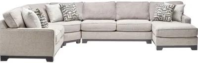 Hartley 4-Piece Sectional with Right Arm Facing Chaise by Jonathan Louis