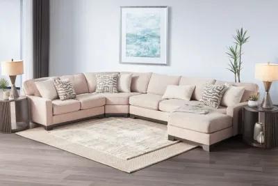 Hartley 4-Piece Sectional with Right Arm Facing Chaise by Jonathan Louis