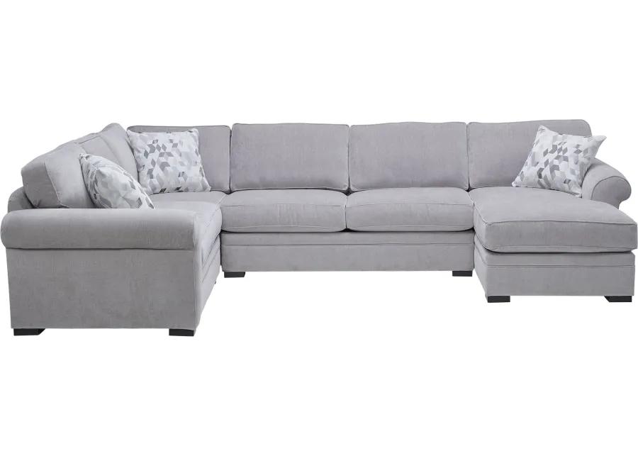 Campbell 4-Piece Corner Sectional with Right Arm Facing Chaise by Jonathan Louis