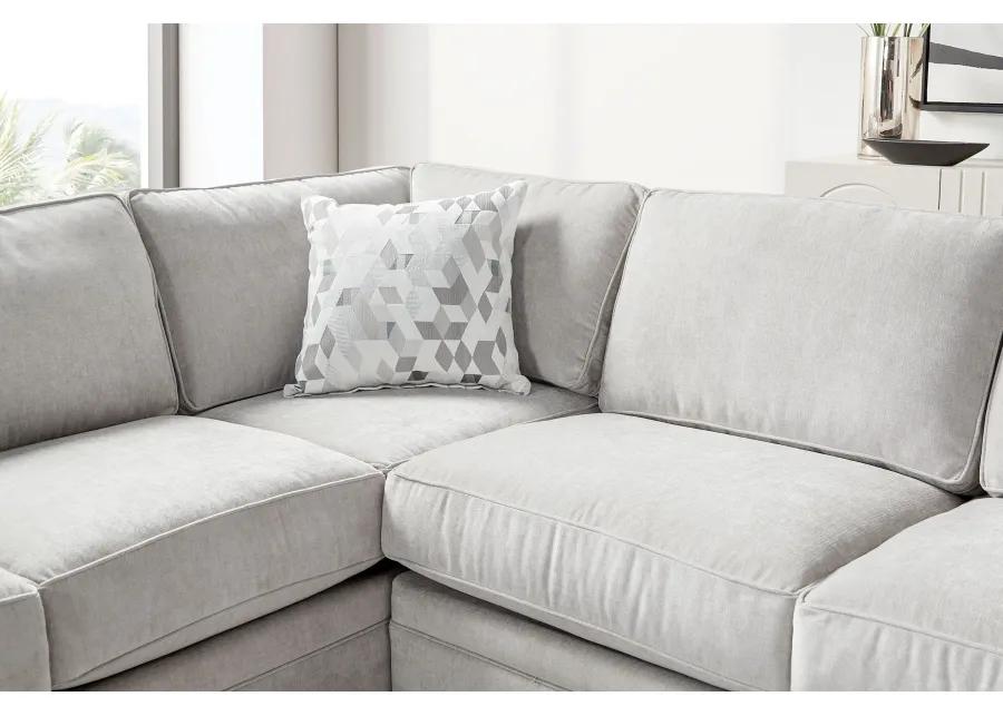 Campbell 4-Piece Corner Sectional with Right Arm Facing Chaise by Jonathan Louis