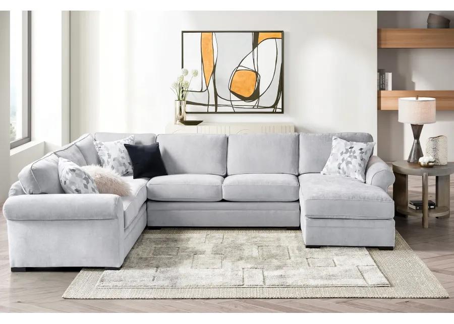 Campbell 3-Piece Sectional with Right Arm Facing Chaise by Jonathan Louis