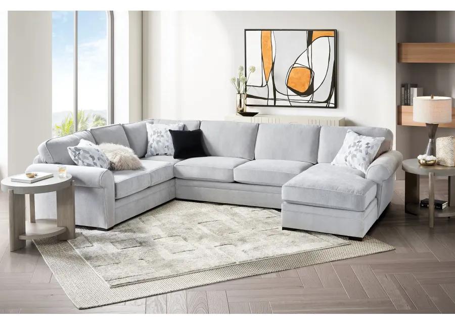 Campbell 3-Piece Sectional with Right Arm Facing Chaise by Jonathan Louis