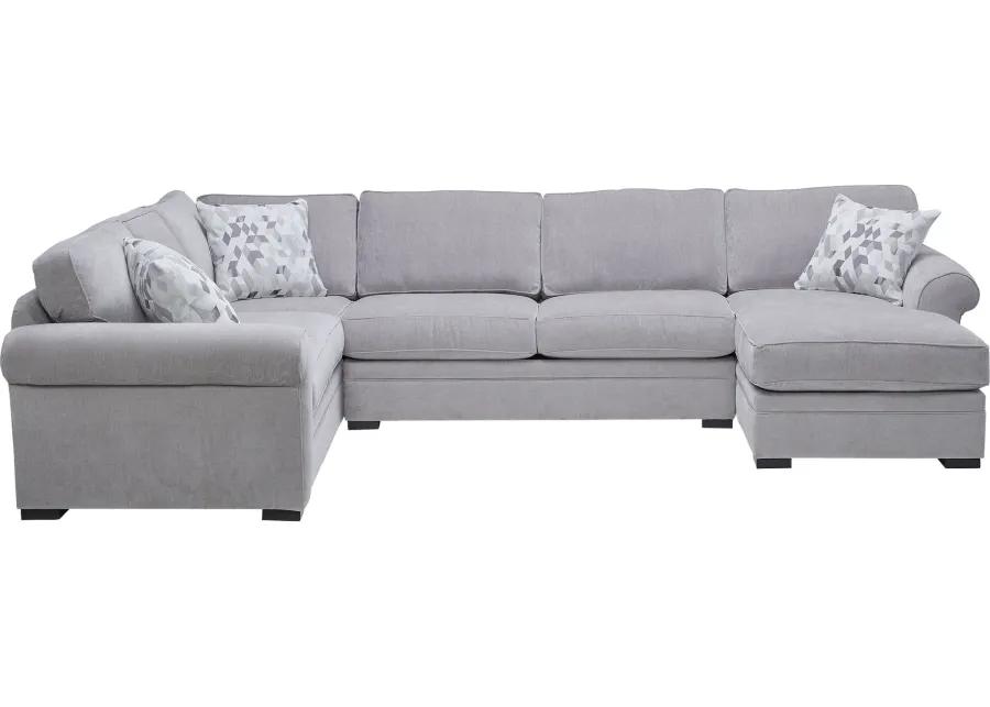 Campbell 3-Piece Sectional with Right Arm Facing Chaise by Jonathan Louis