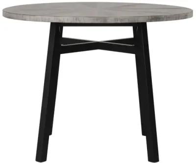 Cove Black Counter Table + 4 Stools