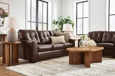 Santana Leather Queen Sleeper Sofa