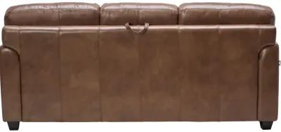 Wesley Brown Leather Queen Sleeper Sofa