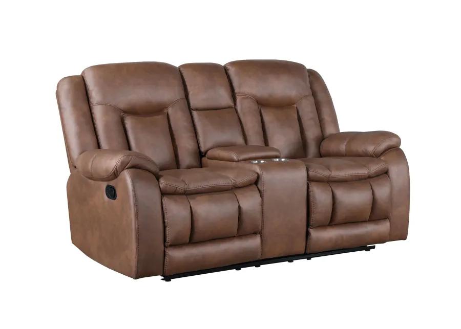 Brian Reclining Console Loveseat